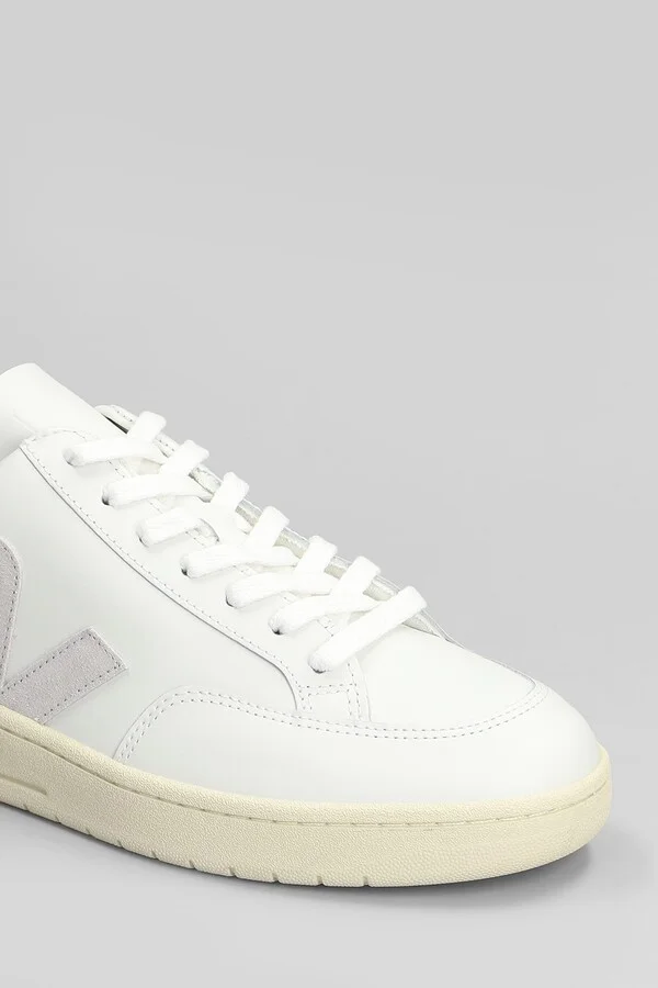 V-12 Sneakers In White Leather - Image 5
