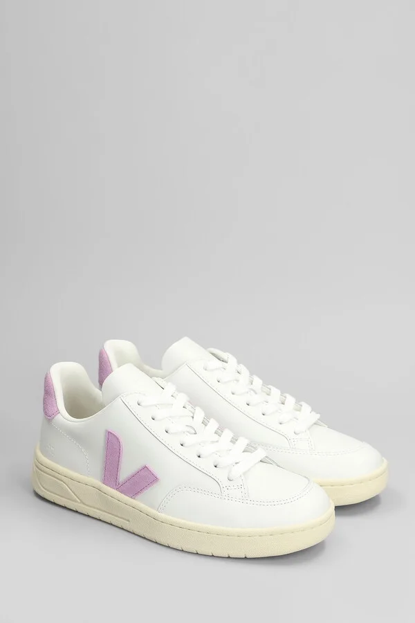 V-12 Sneakers In White Leather - Image 2