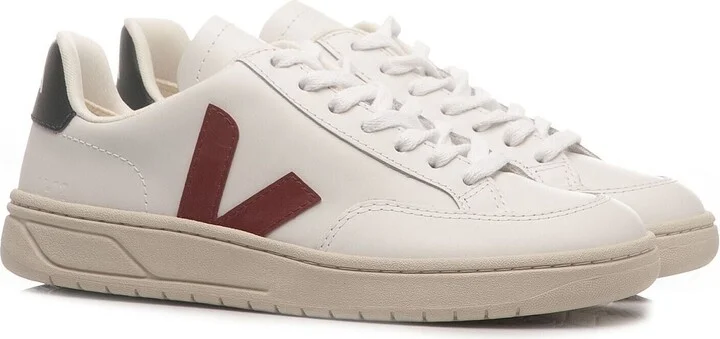 V-12 XD0201955A Sneakers Women's White Marsala Leather Lifestyle Shoes