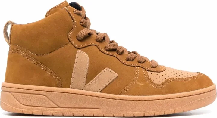 V-15 nubuck high-top sneakers