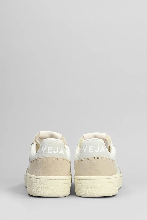 V-82 Sneakers In White Suede And Leather - Image 4