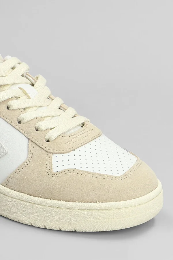 V-82 Sneakers In White Suede And Leather - Image 5