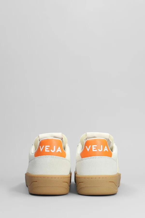 V-82 Sneakers In White Suede And Leather - Image 4