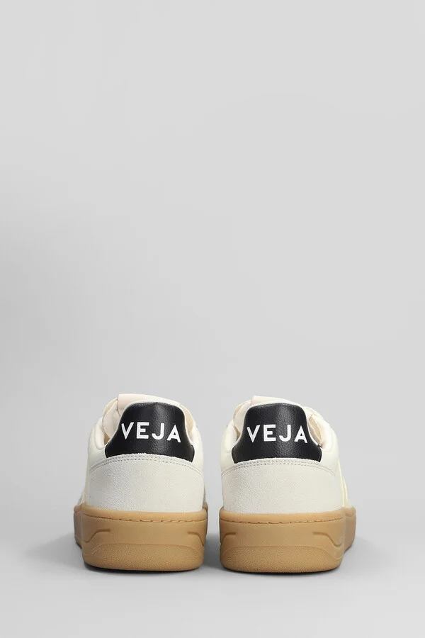 V-82 Sneakers In White Suede And Leather - Image 4