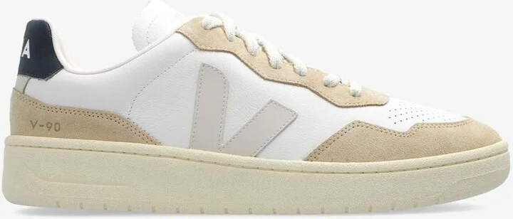 V-90 Leather Low-Top Sneakers