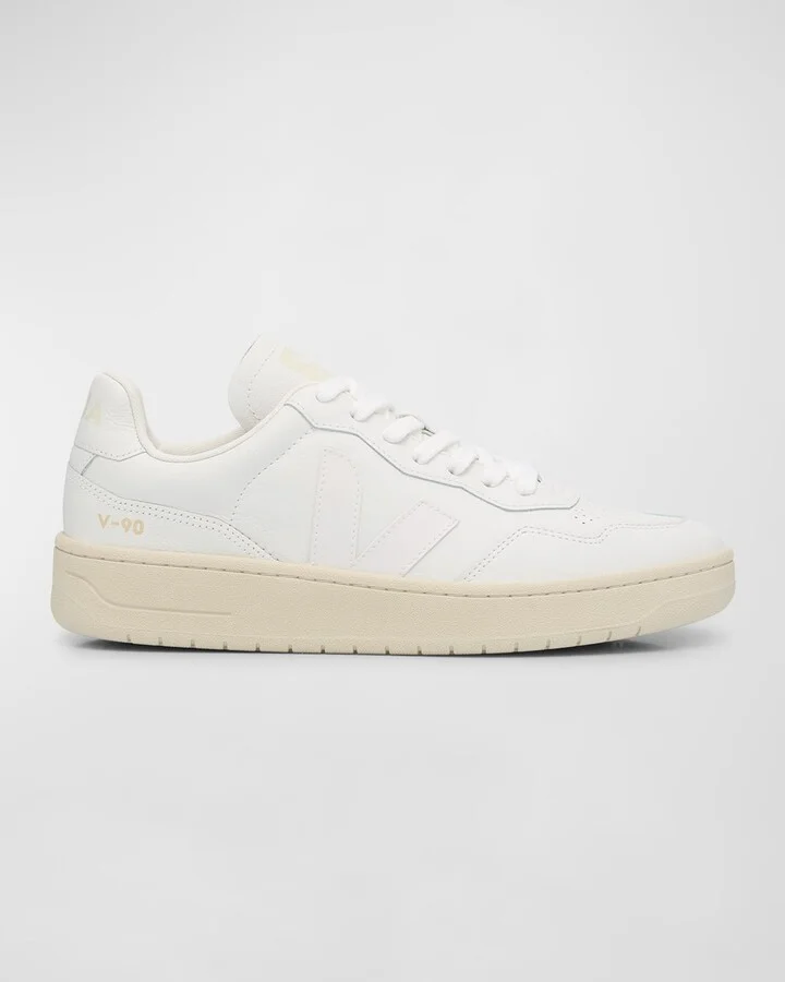 V-90 Low-Top Leather Sneakers
