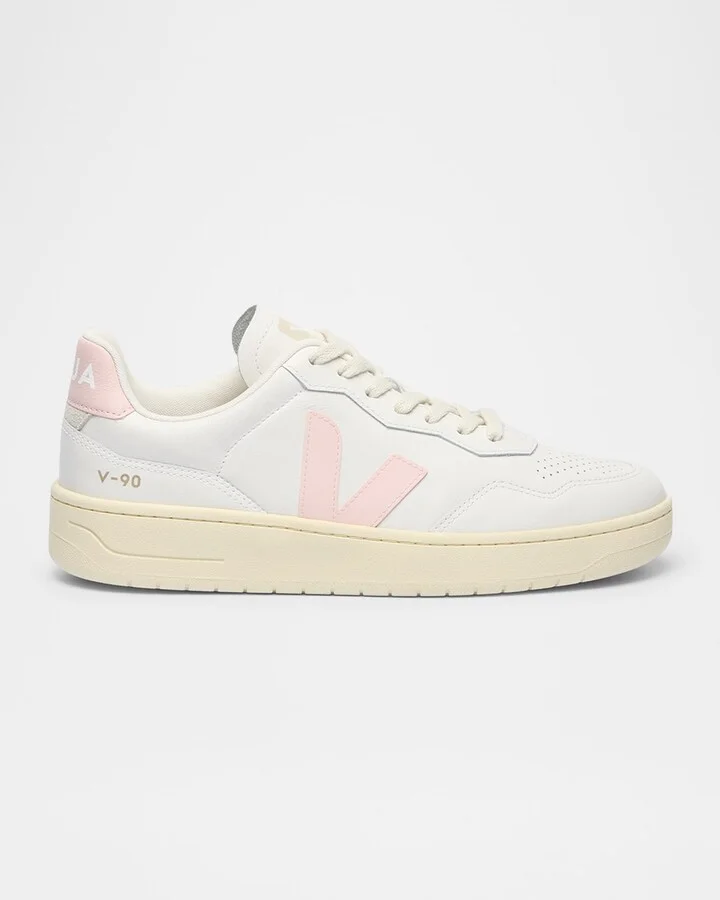 V-90 Low-Top Leather Sneakers