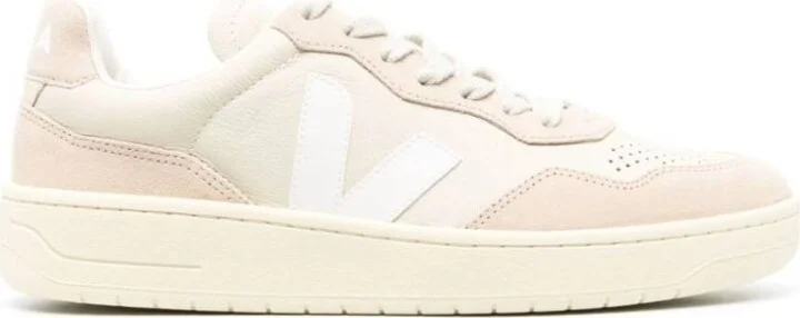 V-90 Low-Top Panelled Sneakers