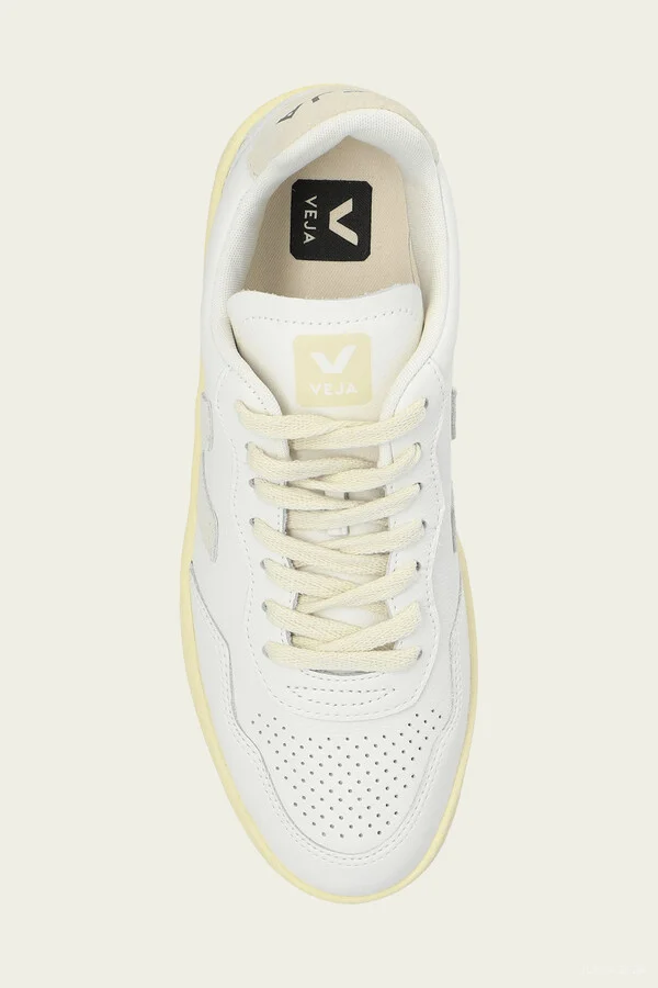 V-90 O.T. Leather Sneaker in White Natural - Image 4