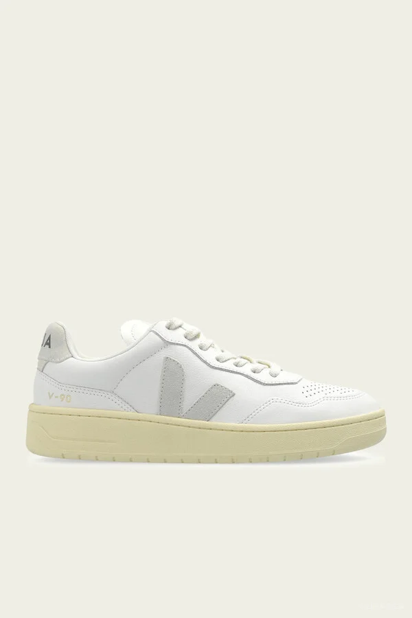 V-90 O.T. Leather Sneaker in White Natural
