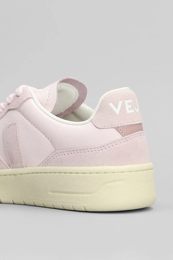 V-90 O.t. Sneakers In Rose-pink Suede And Leather - Image 5