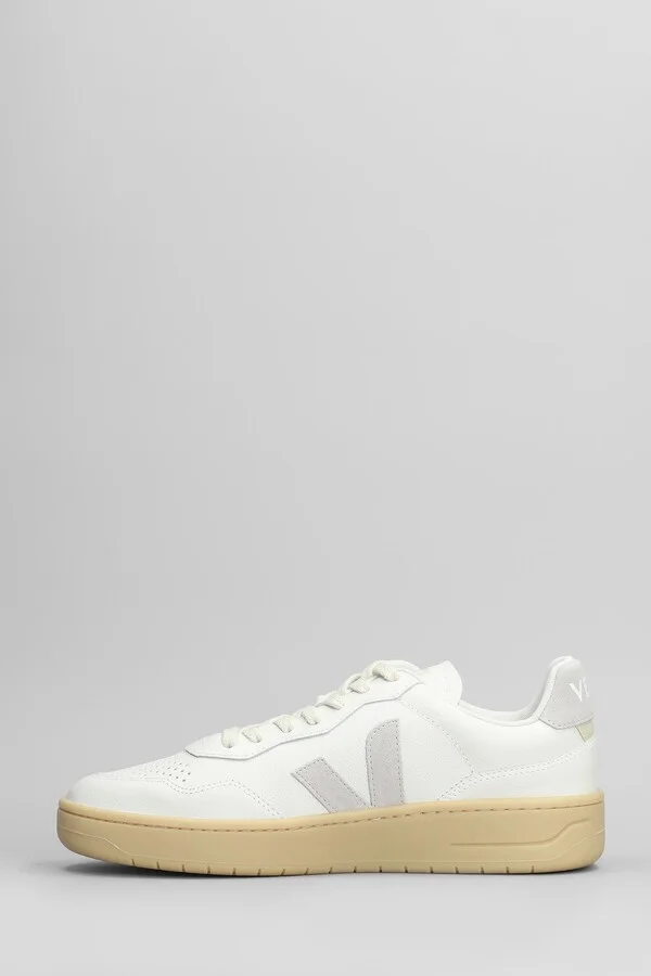 V-90 O.t. Sneakers In White Leather - Image 3
