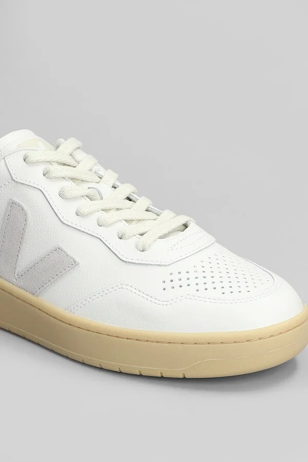 V-90 O.t. Sneakers In White Leather - Image 5