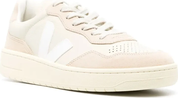 V-90 panelled low-top suede sneakers - Image 2