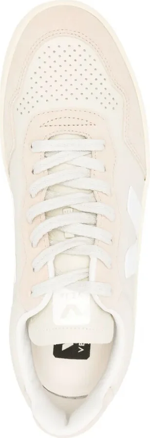 V-90 panelled low-top suede sneakers - Image 4
