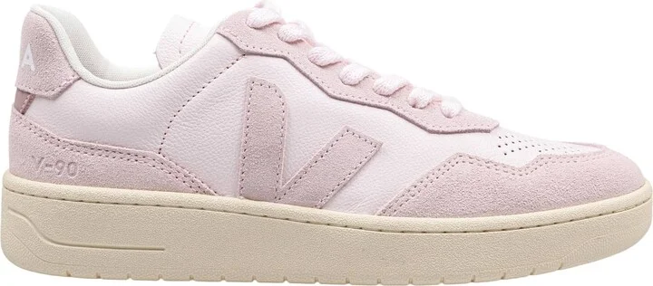 V-90 Sneakers In Leather And Suede Color Petal