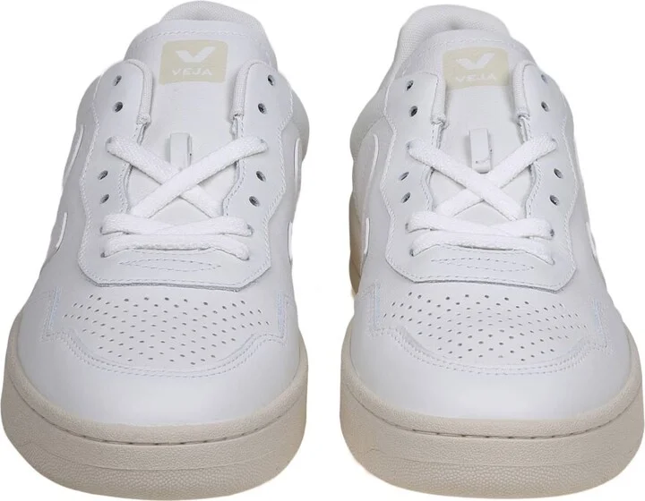 V 90 Sneakers In White Leather - Image 2