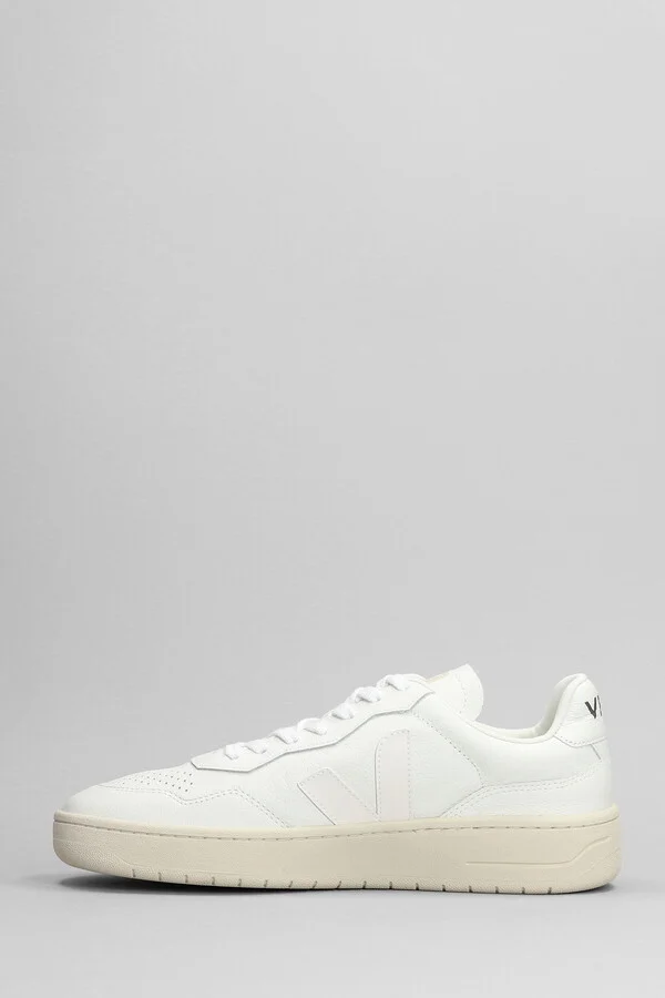 V-90 Sneakers In White Leather - Image 3