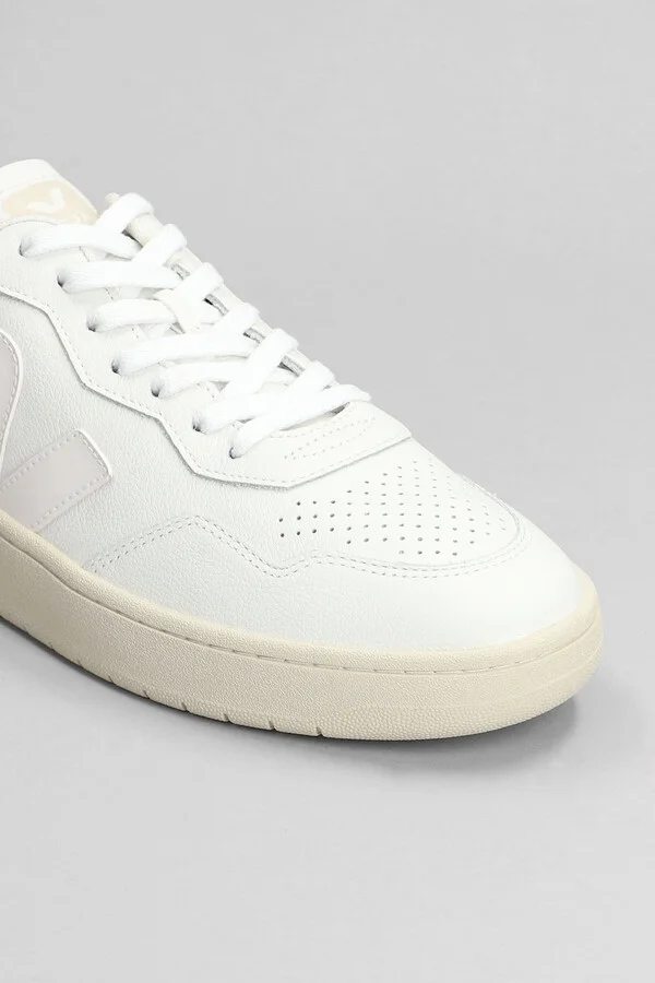 V-90 Sneakers In White Leather - Image 5