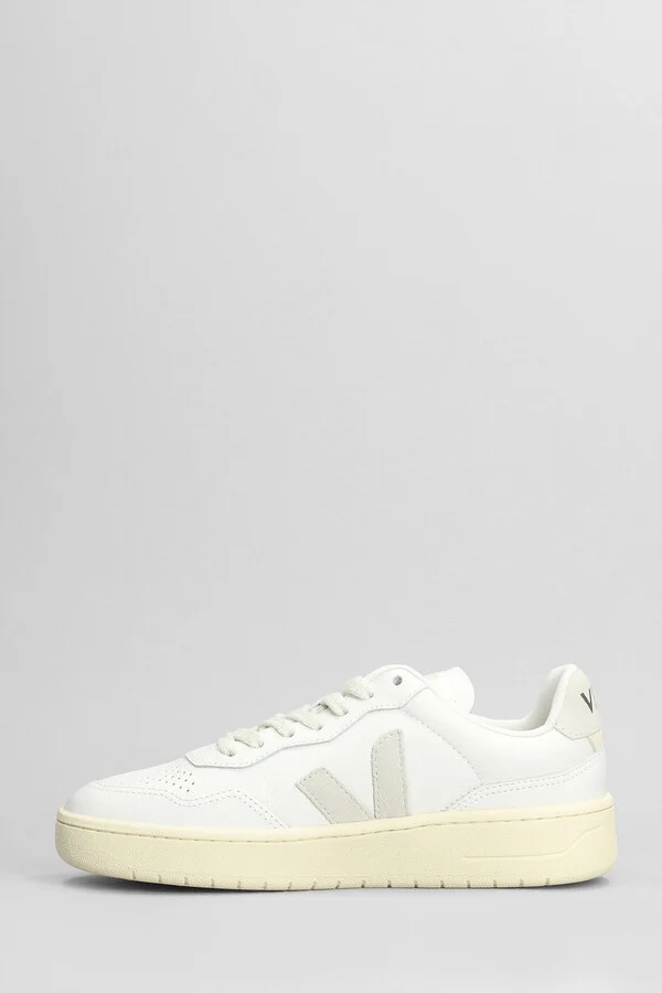 V-90 Sneakers In White Leather - Image 3