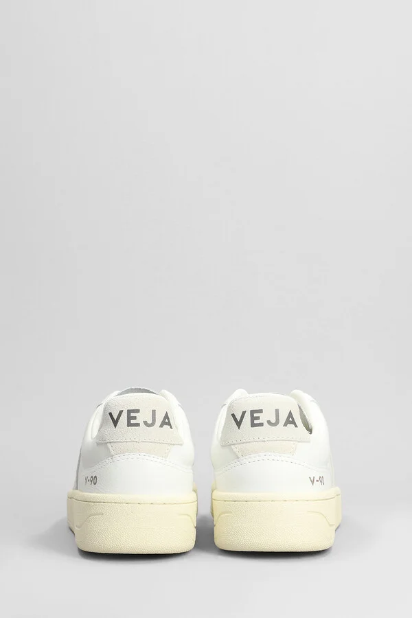 V-90 Sneakers In White Leather - Image 4