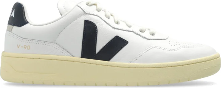 ‘V-90’ Sneakers, , - White