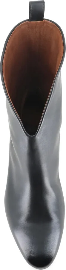 V-Cut Leather Boots - Image 4