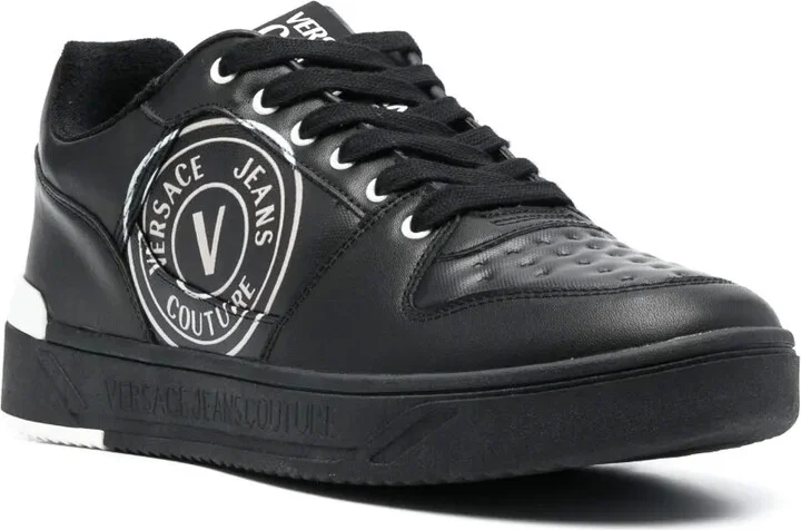 V Emblem-print sneakers - Image 2