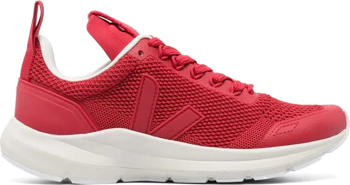 V-logo low-top sneakers