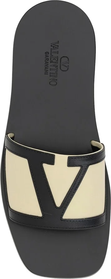 V Logo Sandals - Image 4