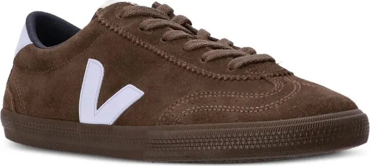 V Logo Suede Sneakers - Image 2