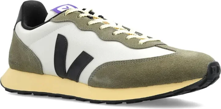 V-logo suede trainers - Image 2