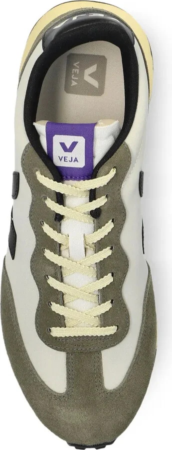 V-logo suede trainers - Image 3