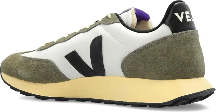 V-logo suede trainers - Image 4