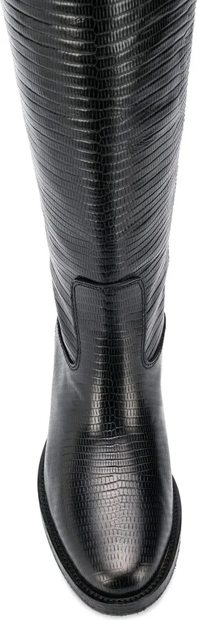 V-Notch Knee Boots - Image 4