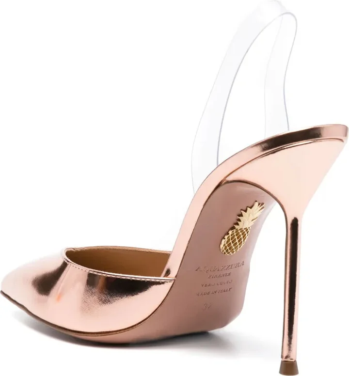 V Plexi 110mm leather pumps - Image 3
