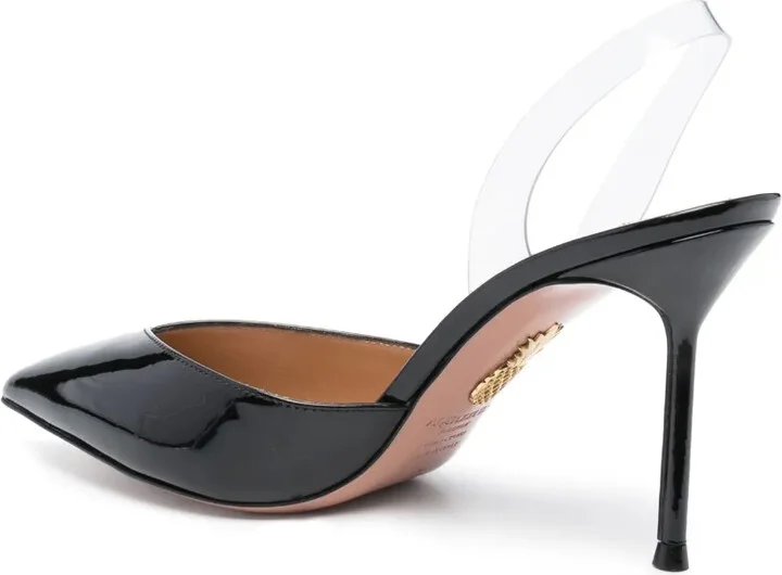 V Plexi 90mm slingback pumps - Image 3