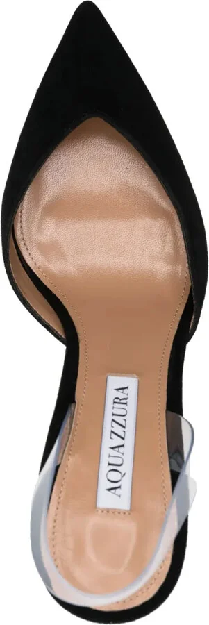 V Plexi 95mm suede pumps - Image 4