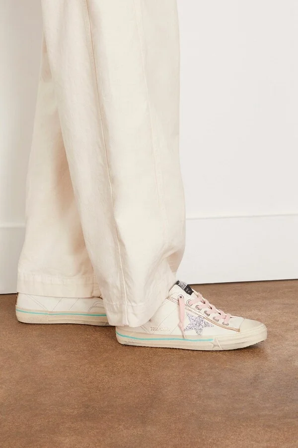 V-Star 2 Sneaker in White/Silver/Beige/Brown Leo - Image 2