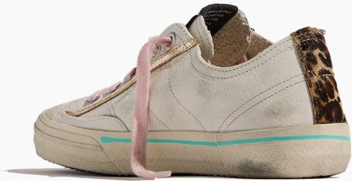 V-Star 2 Sneaker in White/Silver/Beige/Brown Leo - Image 3