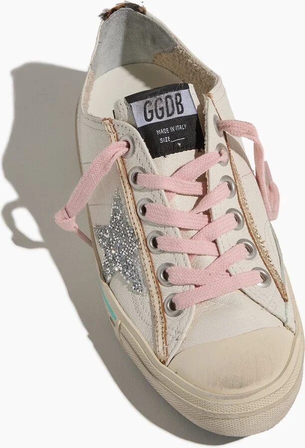 V-Star 2 Sneaker in White/Silver/Beige/Brown Leo - Image 4