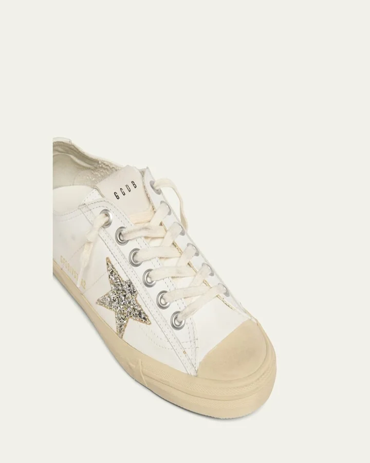 V-Star Leather Glitter Low-Top Sneakers - Image 11