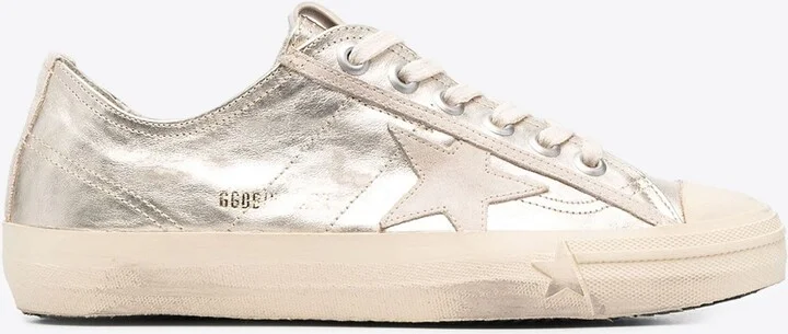 V-star Metallic Leather Sneakers