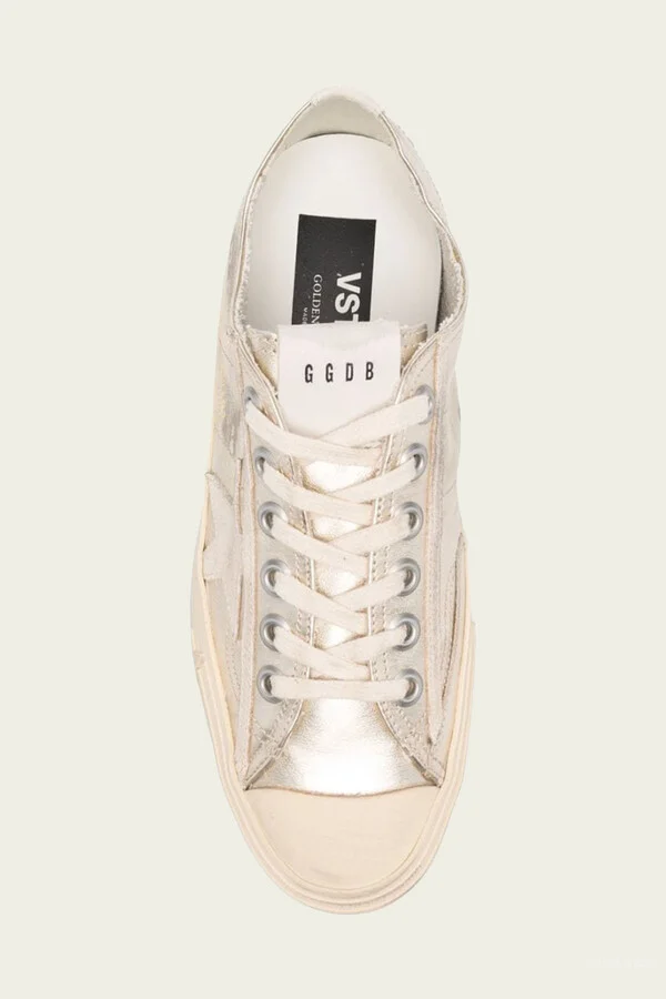 V-Star Platinum Laminated Leather Sneaker - Image 4