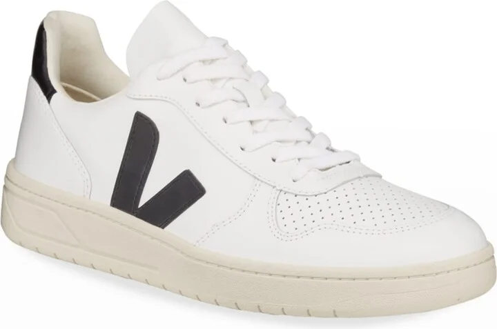 V10 Leather Platform Sneakers - Image 3