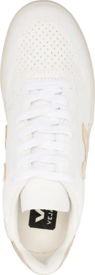 V10 metallic leather sneakers - Image 4