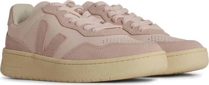 'v10' White Leather Sneakers - Image 2