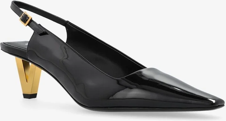 V2025 55 Patent Leather Slingback Pumps - Image 2