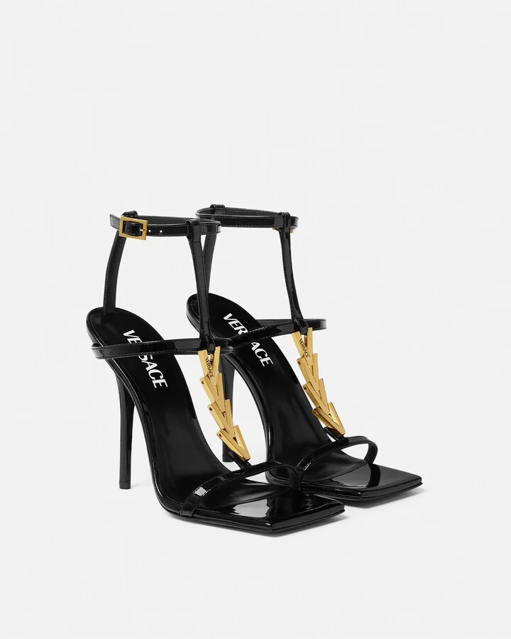V2025 Chain Patent Sandals 105 mm - Image 2