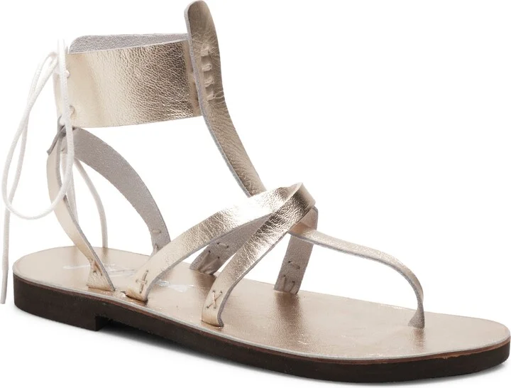 Vintage Gold Leather